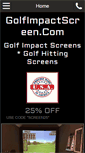 Mobile Screenshot of golfimpactscreen.com